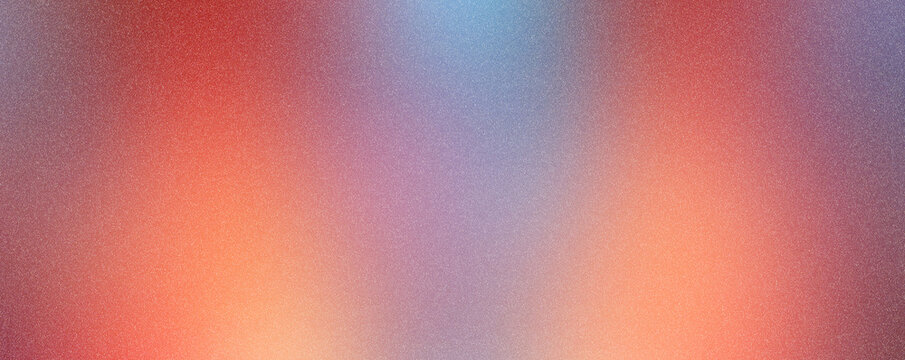 Red orange yellow burnt terracotta coral blue abstract background. Color gradient. Empty space. Design. Template.