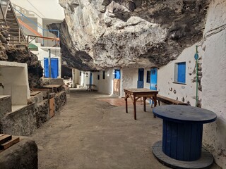 small village in cave