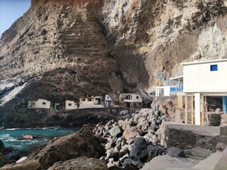 small village in cave