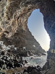 small village in cave