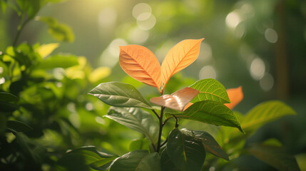 Botanical. Jungle leaves background. closeup nature view of green leaf and palms background. Flat lay, dark nature concept, tropical leaf. adventure nature background of green forest, tropical forest.