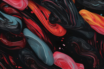 Obraz premium abstract red background made by midjourney