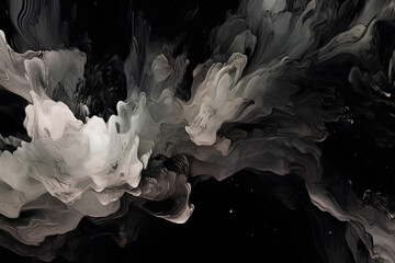 ice on black made by midjourney