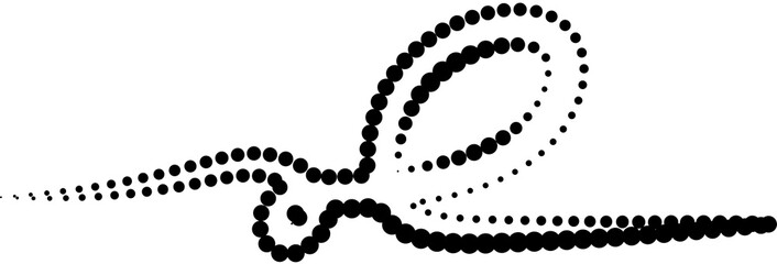 Line dot element, curve, wave, spin, twirl