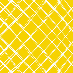 Vector hand drawn cute checkered pattern. Doodle Plaid geometrical simple texture. Crossing lines. Abstract cute delicate pattern ideal for fabric, textile, wallpaper