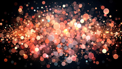 Abstract bokeh and glitter background