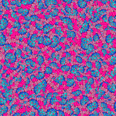 Colorful cosutme collage motif random pattern