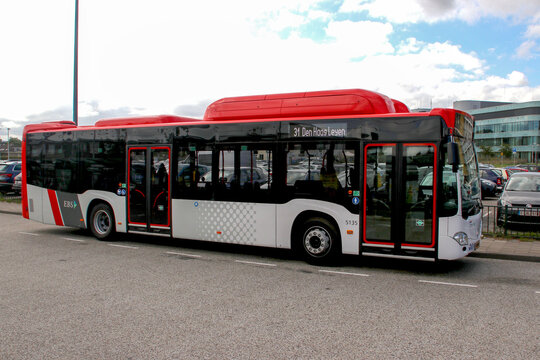 Bus of EBS at Den Haag Leyenburg bus station