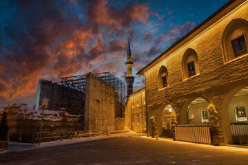 Haci Bayram Square is famous with Hacibayram Mosque and Temple of Augustus in Ankara