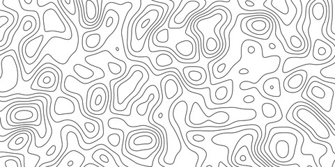 Abstract white topography vector background. Topographic map. Geographic mountain relief. counter map wavy line paper textrue. grid curve line abstract vector illustration .