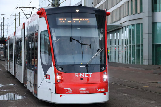 HTM Siemens Avenio tram at the The Hague Central Station
