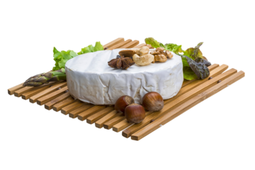 Fresh soft brie cheese