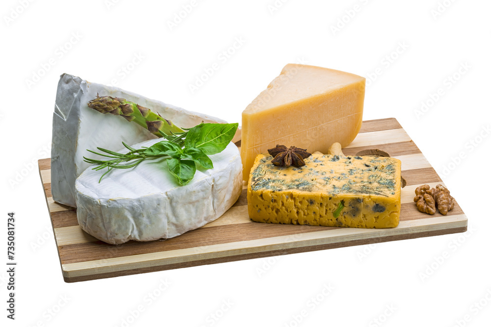 Wall mural Variety cheese assortment