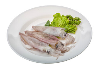 Raw calamari