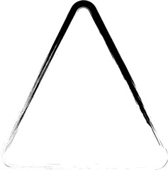 Brush rounded triangle. Concept art