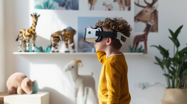 Childhood Wonder: A Virtual Safari Adventure