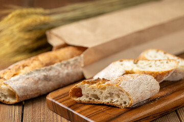 焼きたてのフランスパン