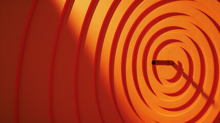 Obraz premium Orange Business Target