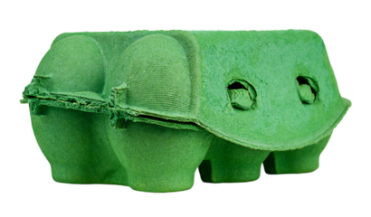 Egg Box Container isolated on a transparent background