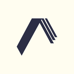 Letter a logo vector template element