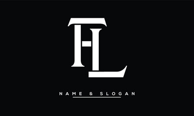 FL,  LF,  F,  L   Abstract  Letters  Logo Monogram