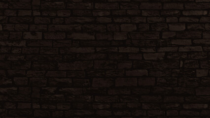 brick nature brown for texture of old surface painted in color or background for interior