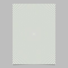 Abstract Sunburst Brochure Design Template 4