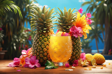 Pineapples & Cocktail