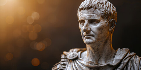 Obraz premium Roman emperor of 1st century CE, Galba, Servius Galba Caesar Augustus, Servius Sulpicius Galba. (68–69 CE)