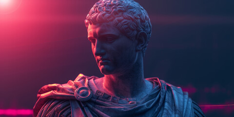 Roman emperor of 1st century CE, Caligula, Gaius Caesar, Gaius Caesar Germanicus. (37–41 CE) - obrazy, fototapety, plakaty