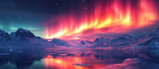 aurora borealis background