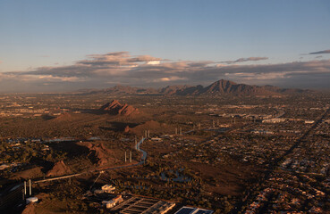 Aerial view of parts of Phoenix