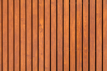 Wood plank wall background texture. Seamless pattern of modern wall panels with vertical wooden slats for background - obrazy, fototapety, plakaty
