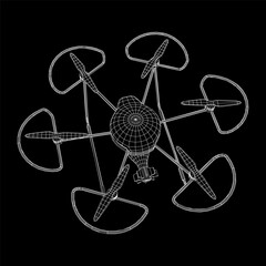 Military Combat Bomber Drone