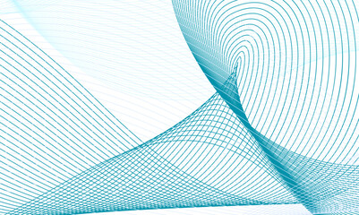 Background with technology business wavy curve lines. Abstract background with wave curve lines sound, voice and ocean. Frequency sound wave line and technology future concept background.