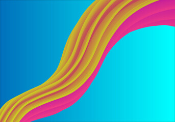 Fluid Color Abstract Background