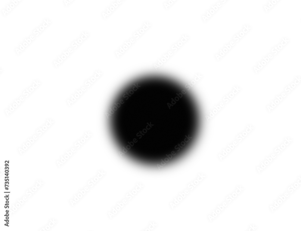 Aufkleber realistic round shadow and shadow effect. transparent circle shadow with soft edges. png circle shad