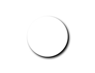 Realistic round shadow and shadow effect. Transparent shadow with soft edges. PNG circle shadows isolated on transparent background. 