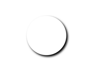 Realistic round shadow and shadow effect. Transparent shadow with soft edges. PNG circle shadows isolated on transparent background. 