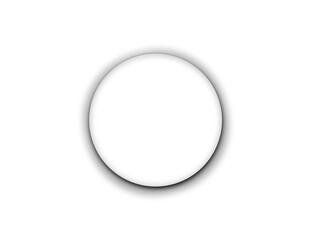 PNG circle shadows on transparent background. Realistic shadow effect for design. PNG circle. 