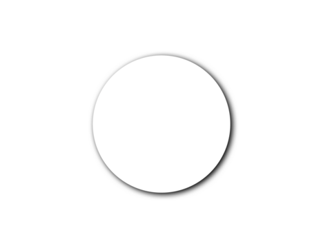 Transparent oval frame shadow