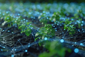 Digital farming, digital network, Iot, and Ai in agriculture and farming