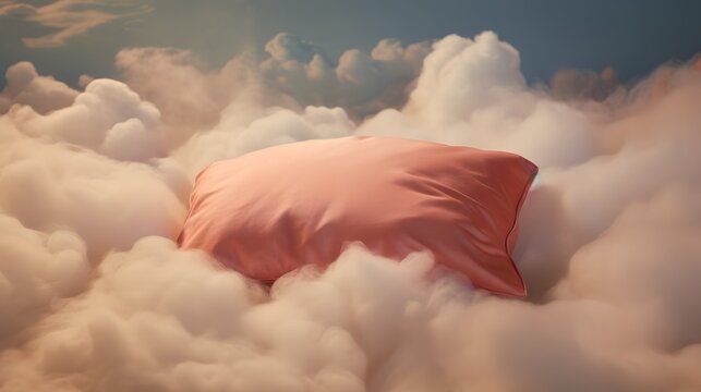 Image of a pillow for good dreams during sleep
