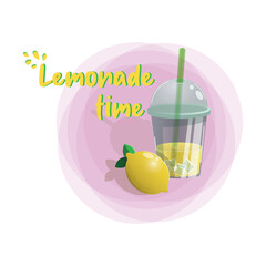 Lemonade, cocktail, Lemon,  cold drink, summer
