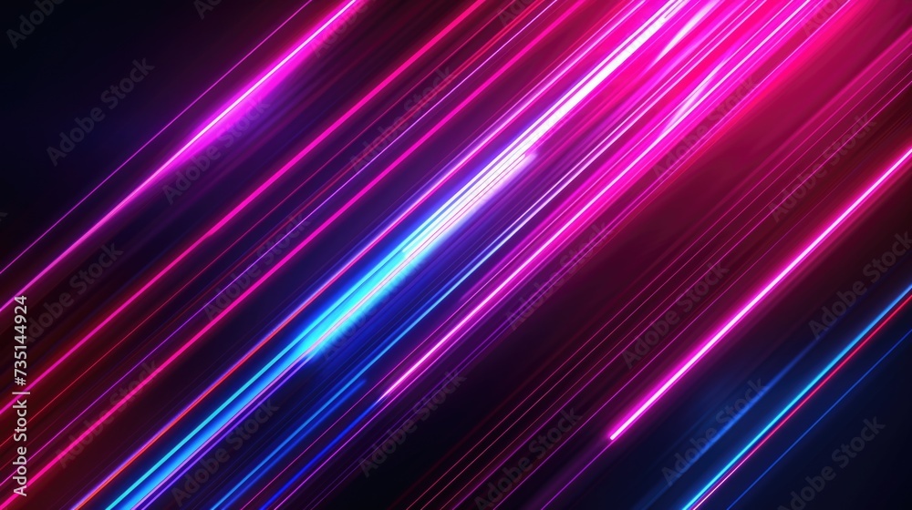 Aufkleber A picture featuring a dark background with vibrant and illuminating lines. This image can be used to add a touch of creativity and energy to various projects