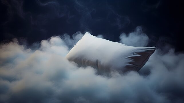 Image of a pillow for good dreams during sleep
