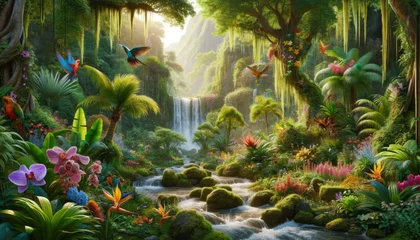  Garden of Eden- Lush Tropical Paradise © Анастасия Малькова