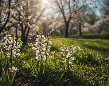 Spring background the image is light and bright and, Lifestyle shot of Mississippi farmland beautiful 