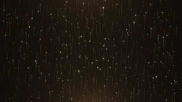 Abstract glittering line particles animation background	
