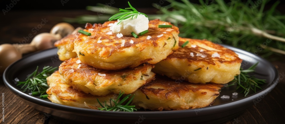 Poster mash potato pancakes so simple pan fried potato pancake using leftover mashed potatoes. creative ban